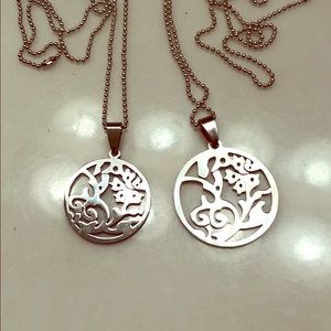 🌺Stainless Steel 26” Popcorn Chain Lotus Charms